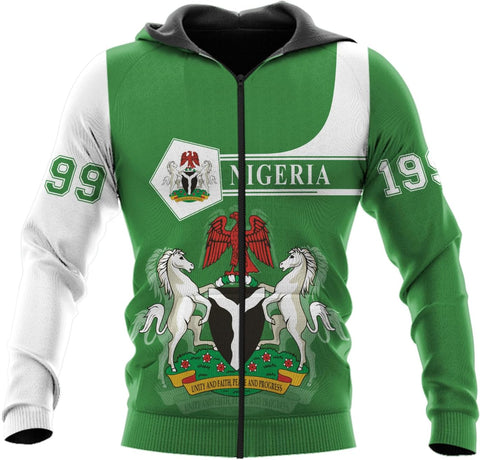 AOVL Personalized Nigeria Shirts Nigerian Flag Shirts Nigeria Flag Nigerian Pride Gift T-Shirt Nigerian Pride Shirt 3D S-5XL