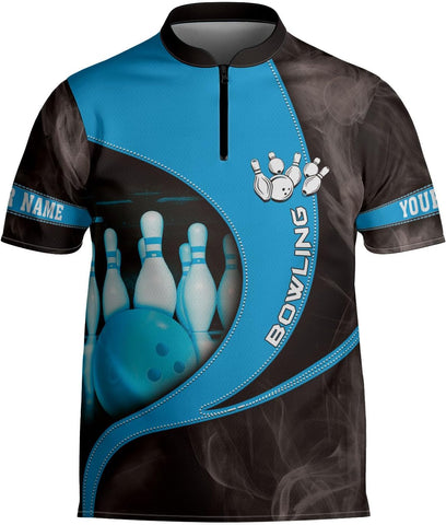 mostprints Personalized Bowling Jersey Gift 3D Custom Bowling Shirts for Team Name Bowl Bowler Shirt Unisex Cool Men Women