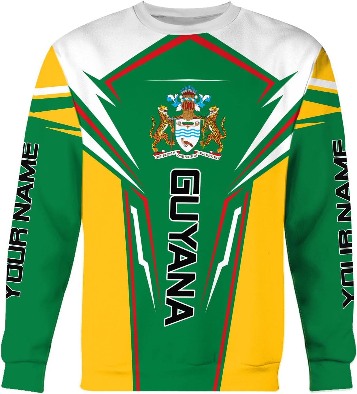 Personalized Name Guyana Shirts for Men and Women,Guyana Flag Funny Patriotic T-Shirt, Guyanese Pride Flag Shirt