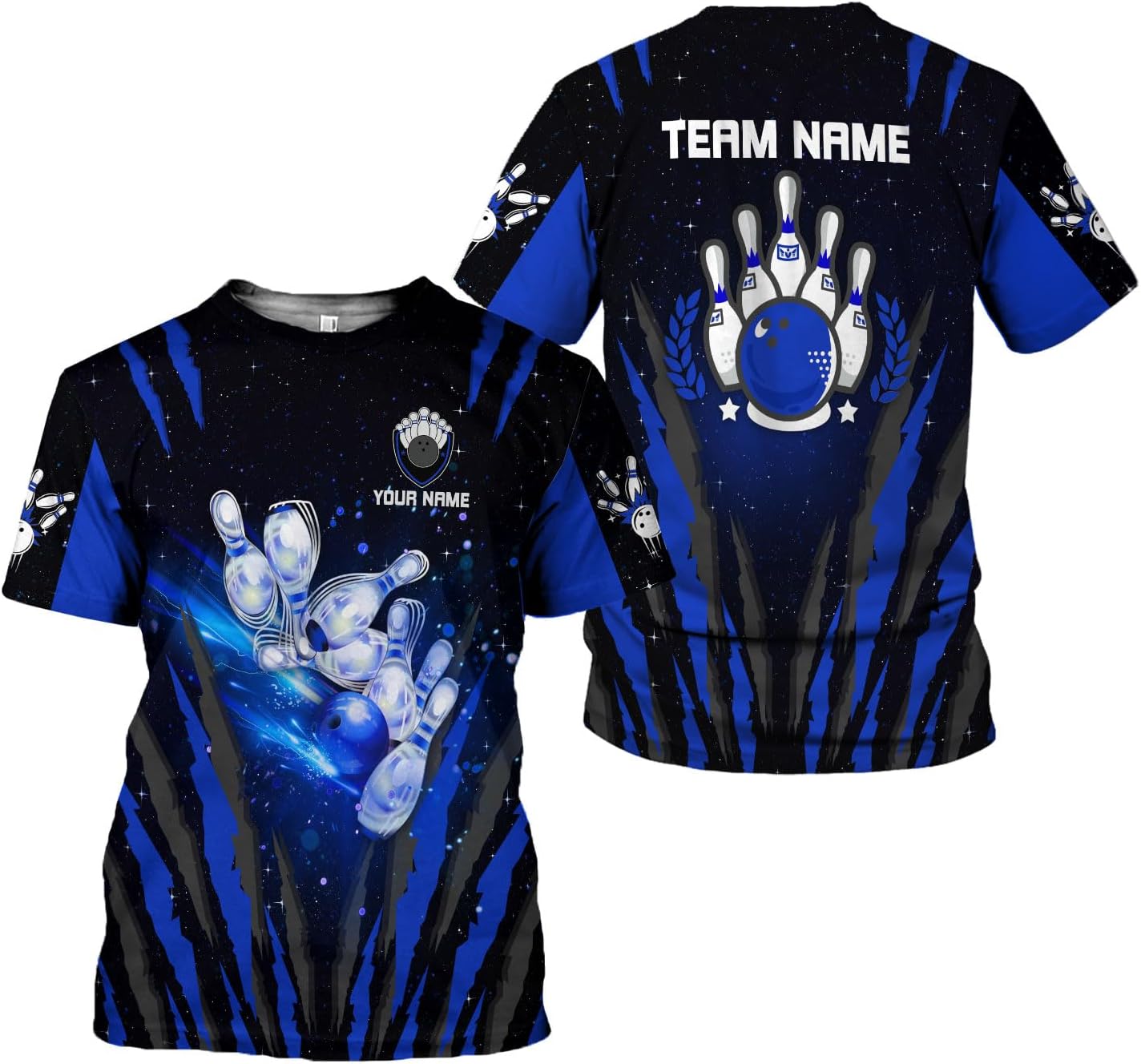 Custom Bowling Shirts, Personalized Name Bowling Shirts Unisex, Bowling Jerseys for Men & Women, Team Bowling Shirt Gift