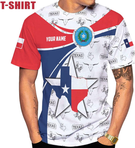 HomeDesign Personalized Name Texas Flag and Map Dont Mess with Texas Shirts 3D Unisex Shirt for Men Women Adult Size S-5XL