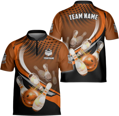 Ligthuy Personalized Bowling Jersey 3D, Bowling Shirts for Team, Bowling Shirt Unisex for Men Women, Bowling Shirts for Men 2