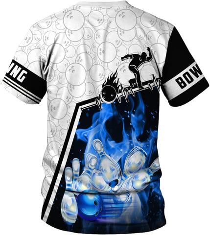 Intenprints Personalized Bowling Shirt Custom Bowling Shirts Bowling Gift Bowling Shirts for Women & Men Bowling Shirt Team