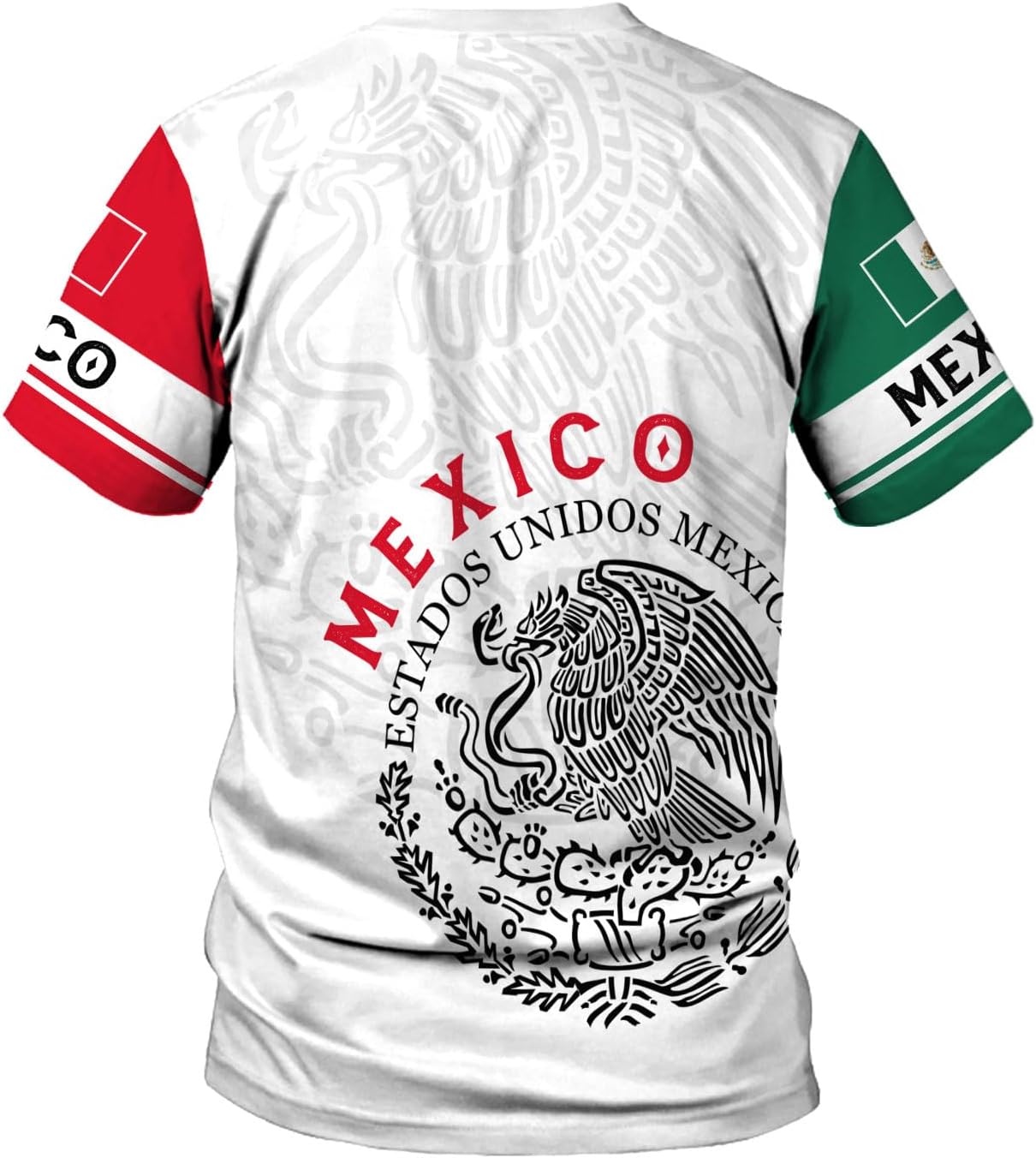 Royal Fight Personalized Mexico Shirts, Mexican Shirts for Men, Customized Mexico T-Shirt for Men, Mexico Eagle Flag Shirt