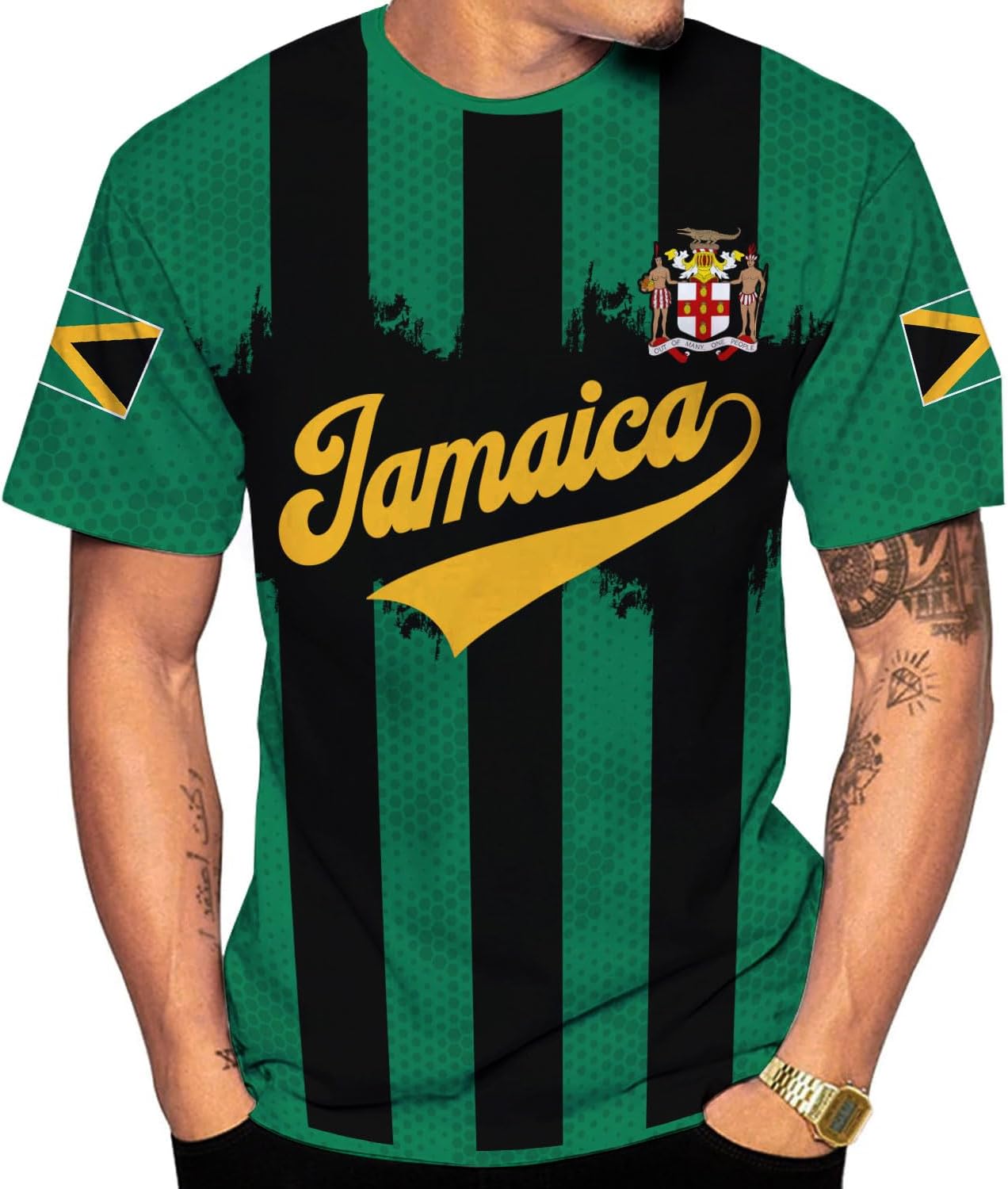 Personalized Jamaica Shirt Custom Jamaica Flag Lion Shirt for Men and Women, Jamaican Pride T-Shirt, Jamaica tshirt Jamaicana