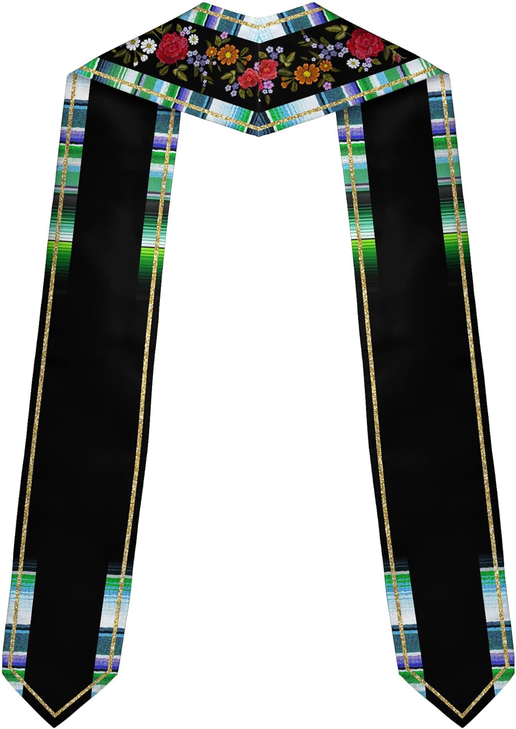 Pretyprints Custom Nigerian Graduation Sash, Nigeria Graduation Stole Customize, Nigerian American Flag Graduation Sash 2025