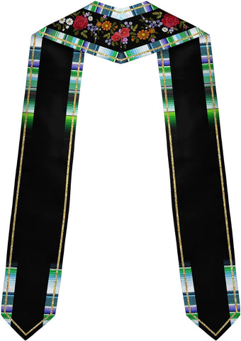 Pretyprints Custom Nigerian Graduation Sash, Nigeria Graduation Stole Customize, Nigerian American Flag Graduation Sash 2025