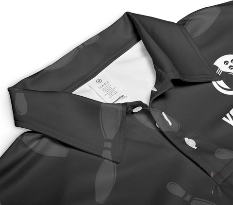 Personalized Name Bowling Polo Shirts 3D for Men & Women, Custom Bowling Shirts for Team, Bowling Team Polo Shirt (PE + 3-5% Spandex, PL101)