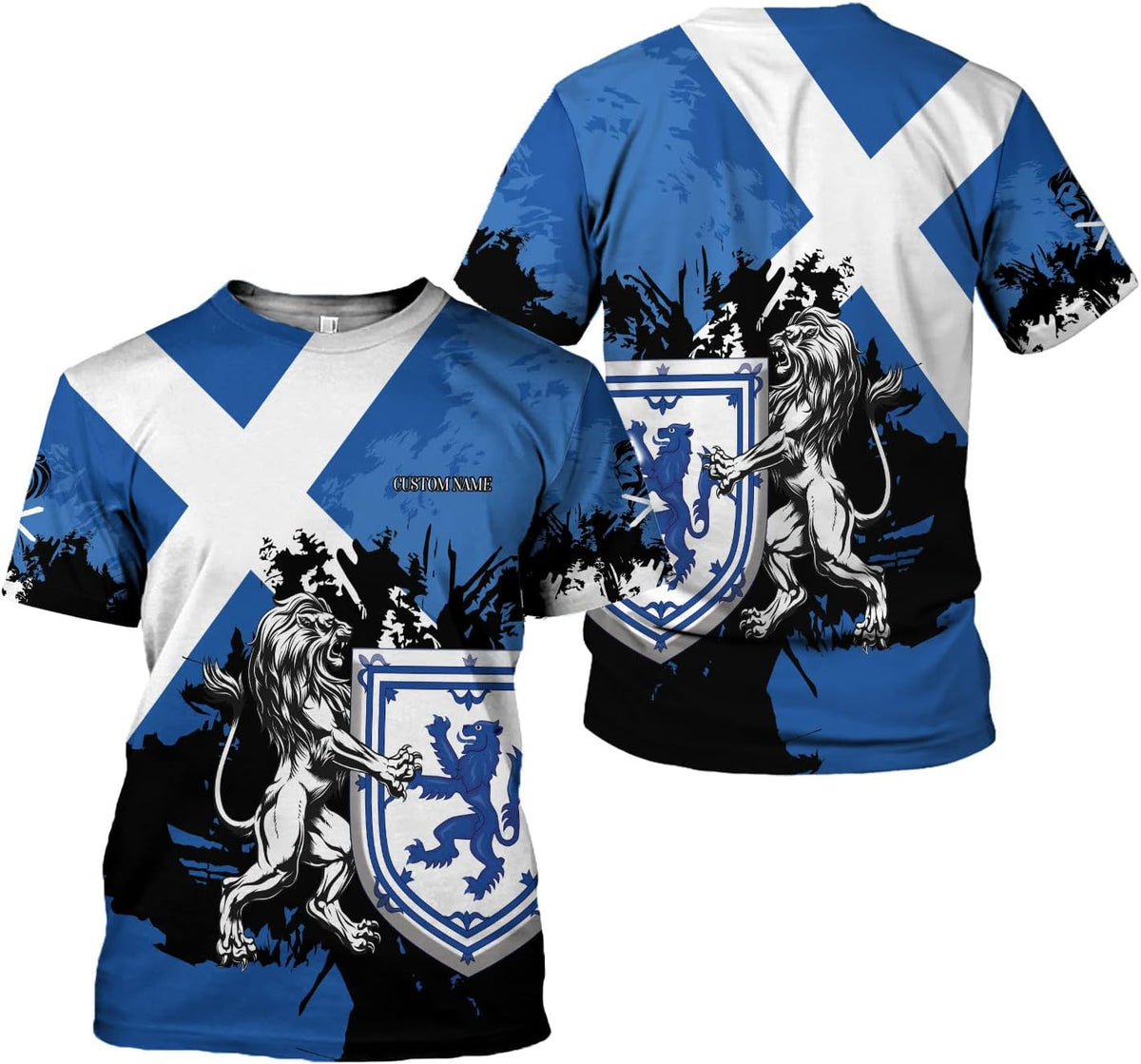 Personalized Scotland Shirt, Scottish Lion Rampart Shirts, Scotland Shirt Retro Graphic, Scots Shirt, Scotland Coat of Arms