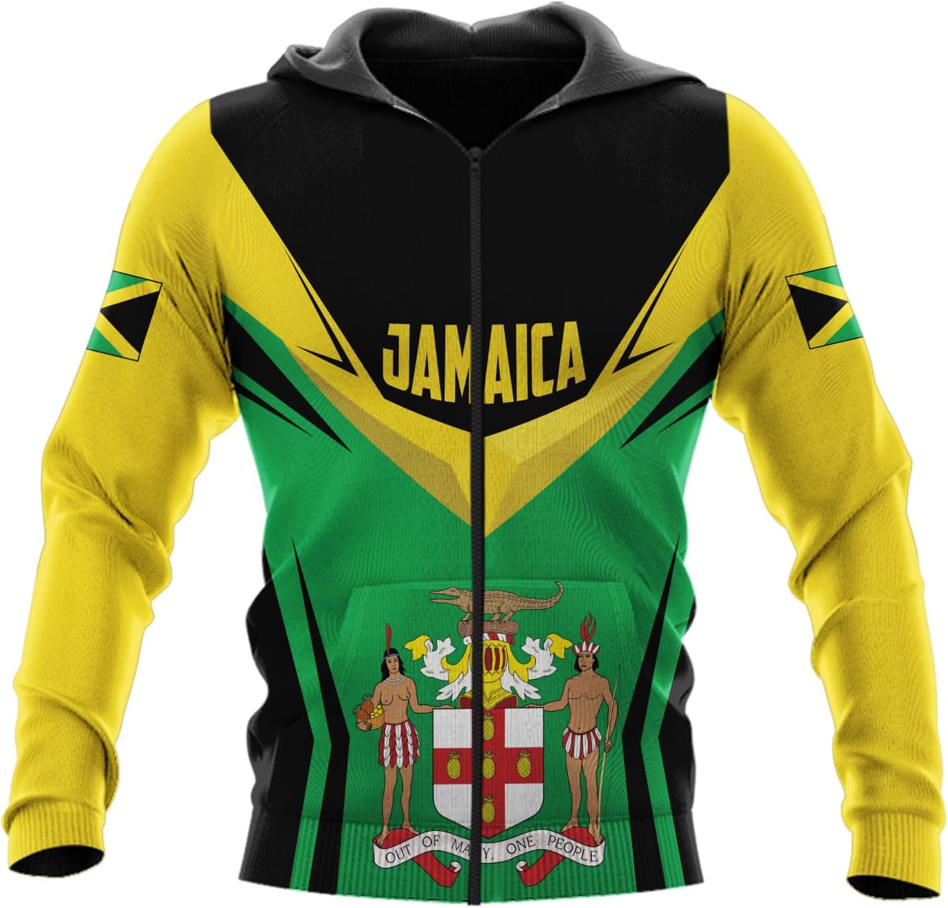 Personalized Jamaica Hoodie - Men & Women Jamaican Pride Shirt Gifts