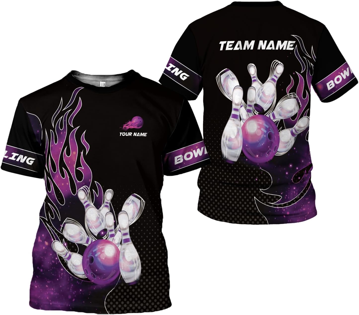 AOVL Custom Bowling Shirts for Men Bowling Shirts Bowling Shirts Unisex Bowling Jerseys for Men Custom Bowling Shirts for Men