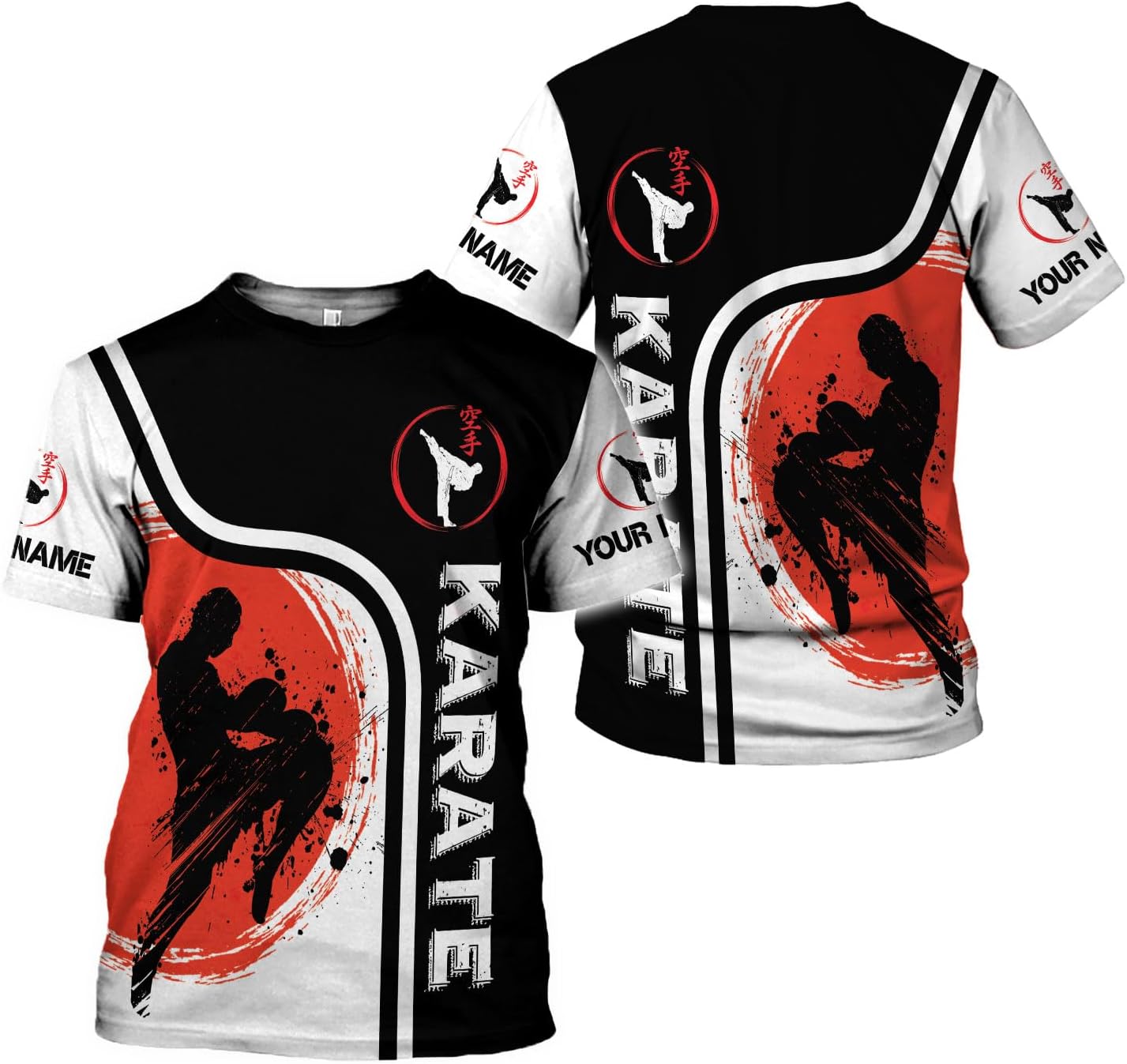 MAPrints Personalized Karate 3D Tshirt Cool Karate Gift for Boys Girls Karate Lovers T-Shirt Karate Shirts Uniform Size S-5XL