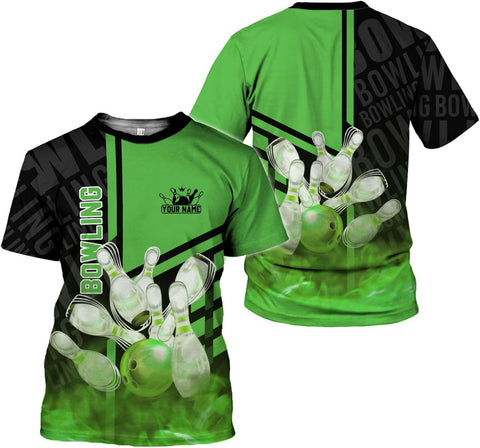 mostprints Personalized Name Bowling Shirts for Men & Women, Bowling Shirts for Team Bowling, Bowling Shirts Gift Unisex
