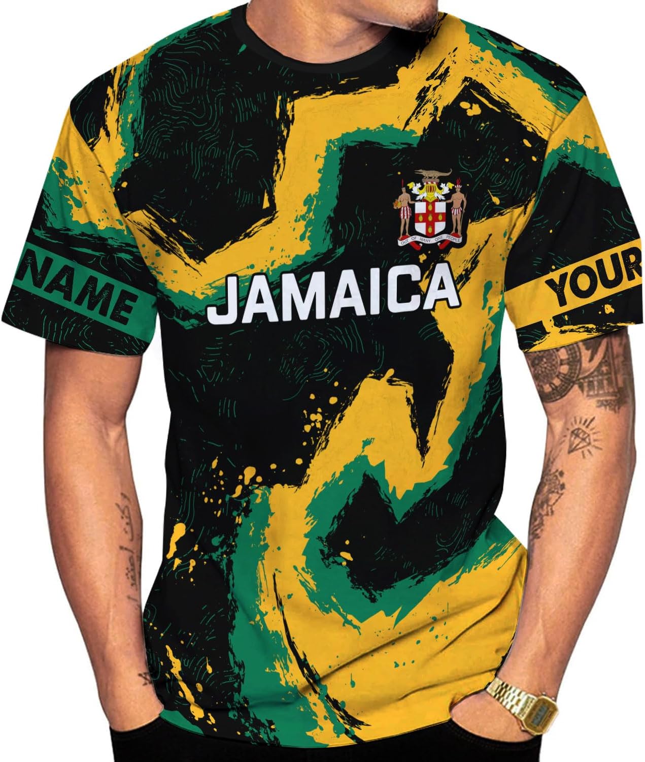 mostprints Personalized Jamaica Hoodie Camisa Jamaica Hoodies Jamaica Sweaters Shirts Men & Women Jamaican Pride Shirt Gifts