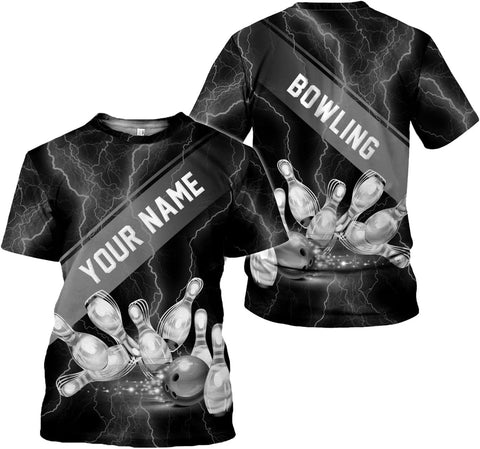 mostprints Personalized Name Bowling Shirts for Men & Women, Bowling Shirts for Team Bowling, Bowling Shirts Gift Unisex