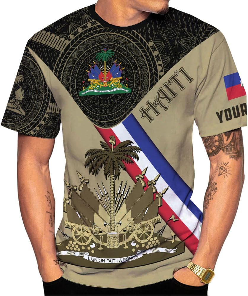 Podagree Personalized Haiti Shirt Haiti Tshirt Haiti Shirts for Men Women Haitian Pride Tshirt Haiti T Shirt Haiti Gifts Tee