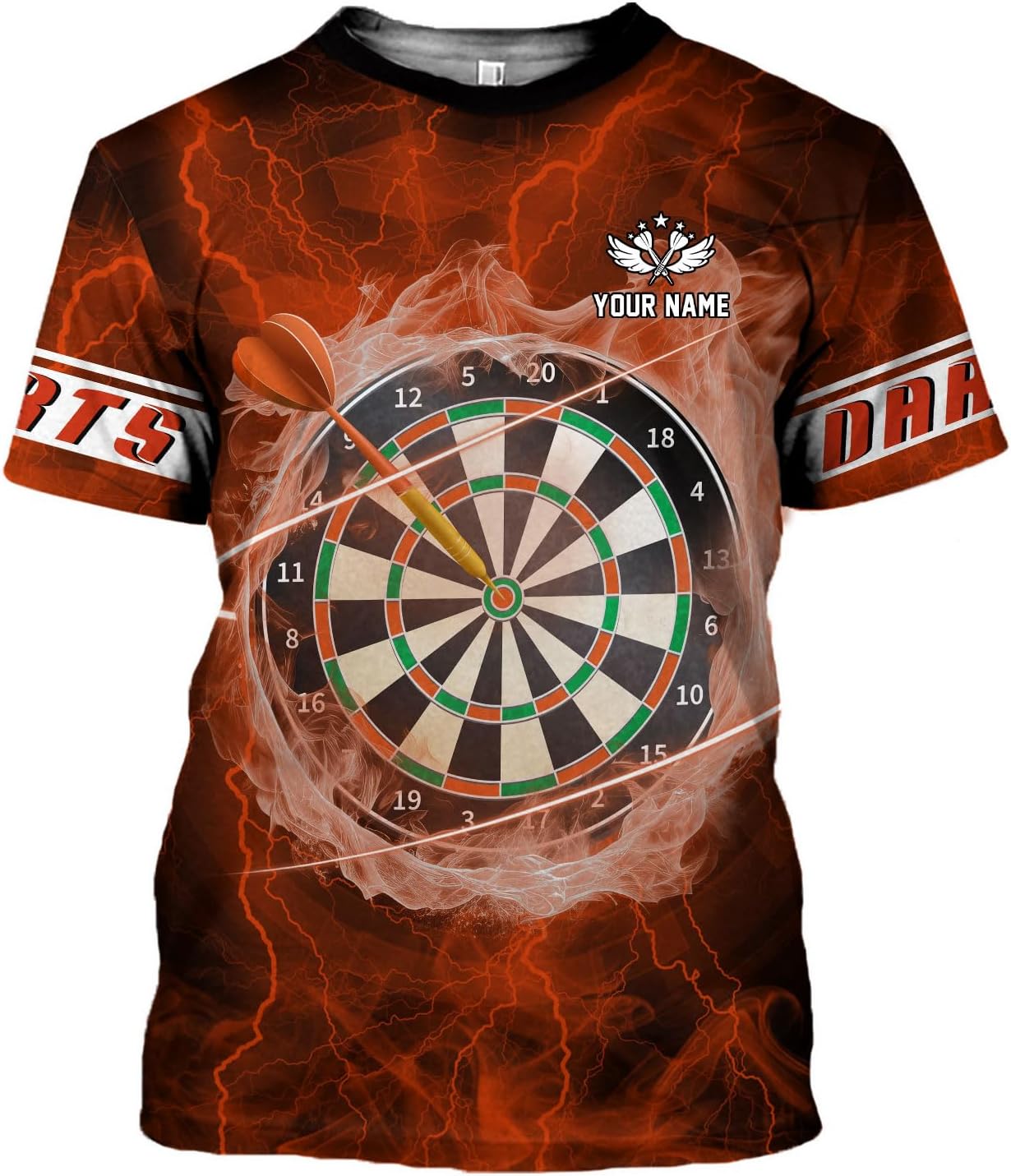 mostprints Personalized Dart Shirts, Darts Shirts for Men, Dart Jerseys for Teams, Dartboard Players Shirt Darts Board Gift