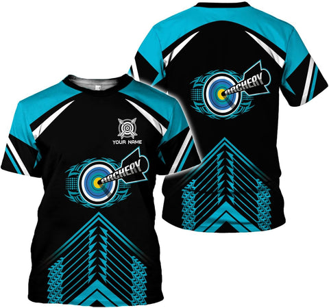 Artparel Personalized Archery Shirt 3D Archery Target Bow Archery Shirts for Men Women Archer Archery Lovers T-Shirt S-5XL