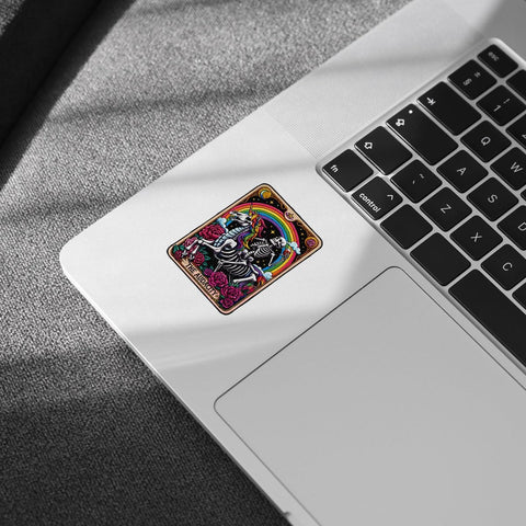 3 Pcs The Audacity Sticker, Skeleton Sticker, Tarot Sticker, Mystery Sticker Flower Sticker Floral Mysterious Bookish Tarot Card Sticker for Laptop Phone Water Bottle Cars Phone Case Laptop 3"x3"