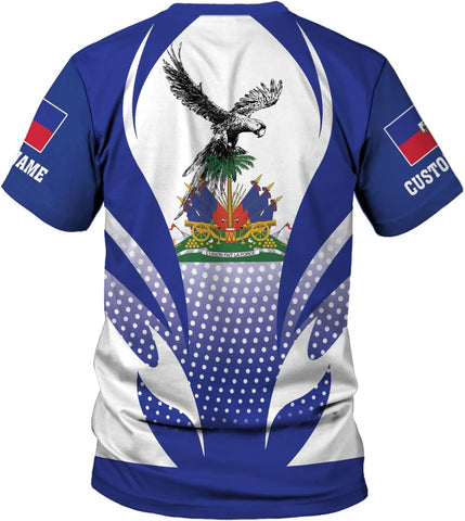 Personalized Haiti 3D Shirt, Haitian Flag Shirt, Haitian Shirt for Women, Haitian Outfit for Men, Ayiti 1804 Haitian Pride