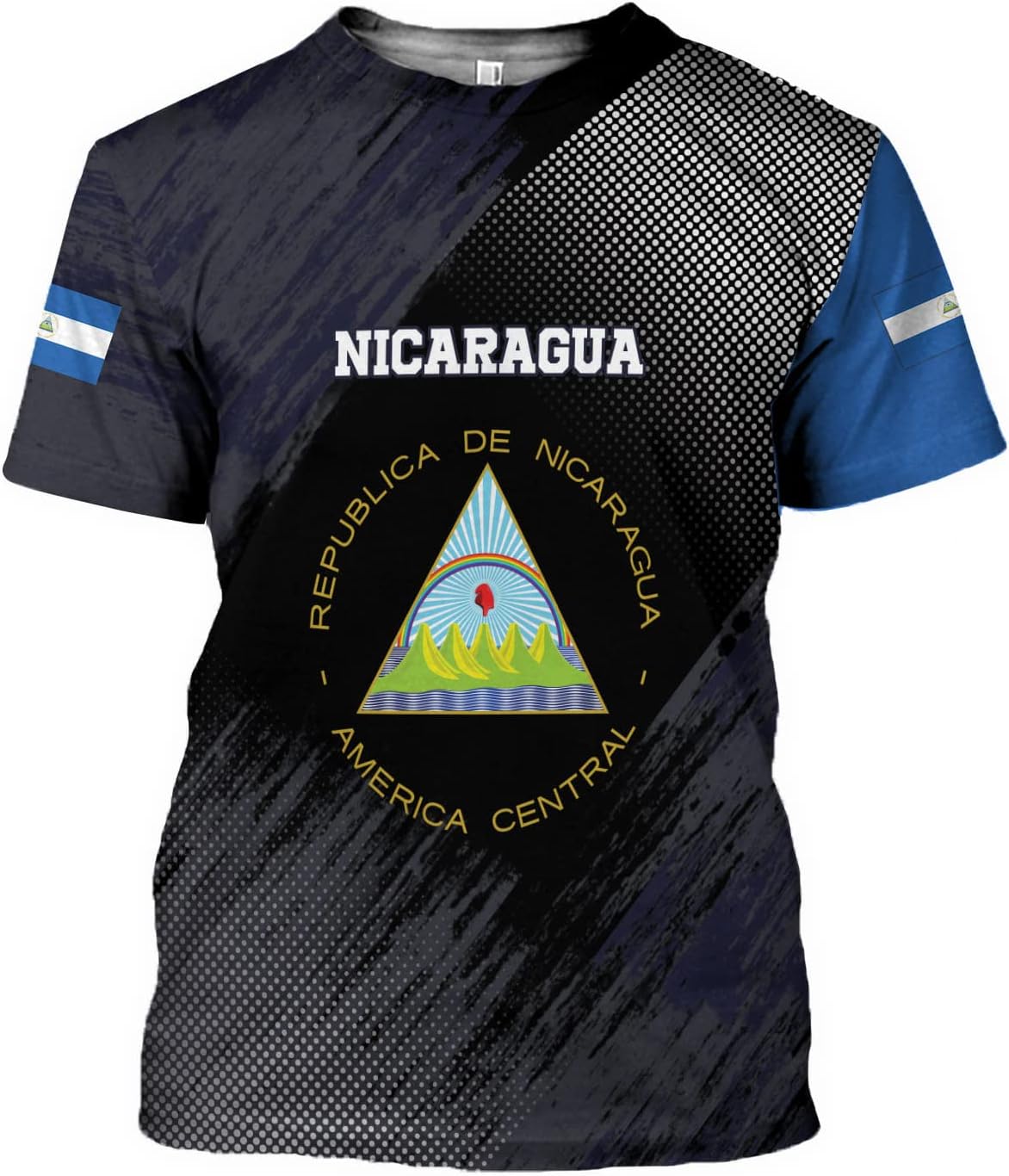 Personalized Nicaragua Shirt Custom Nicaragua Flag Lion Shirt for Men & Women Nicaraguan Camisas T-Shirt, Nicaragua Tshirt