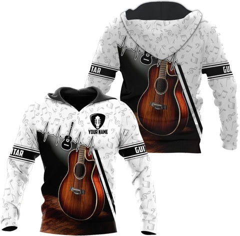 Custom Name Guitar Shirt 3D All Over Print, Guitar Shirts for Men, Unisex Guitar Shirts Music, Music Lover, Guitar Lover
