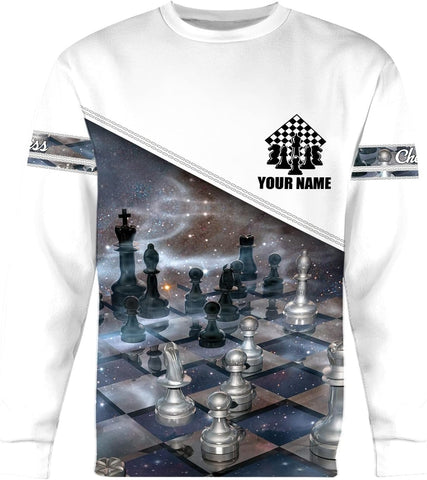 Personalized Name Chess 3D Full Color Shirt, Custom Name Chess 3D Shirt for Men, Women, Chess Lover, USA Chess Shirt