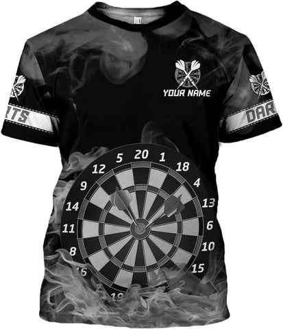 HomeDesign Personalized Dart Shirts, Darts Shirts for Men, Dart Jerseys for Teams, Dartboard Players Shirt Darts Board Gift