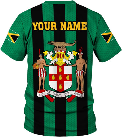 Personalized Jamaica Shirt Custom Jamaica Flag Lion Shirt for Men and Women, Jamaican Pride T-Shirt, Jamaica Tshirt Jamaicana