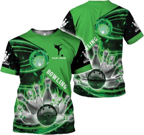 Custom Bowling Shirts, Personalized Name Bowling Shirts Unisex, Bowling Jerseys for Men & Women, Team Bowling Shirt Gift