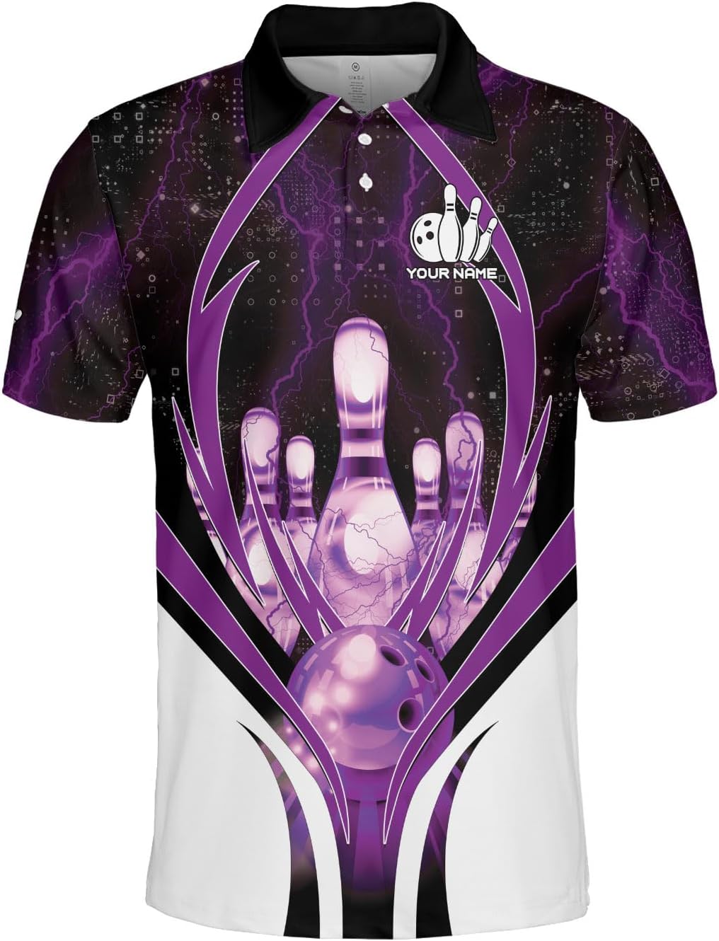 Custom Bowling Polo Shirt Personalized 3D Team Name Bowling Shirts for Men Women Jersey Unisex Bowler Short Sleeve Gift Tee
