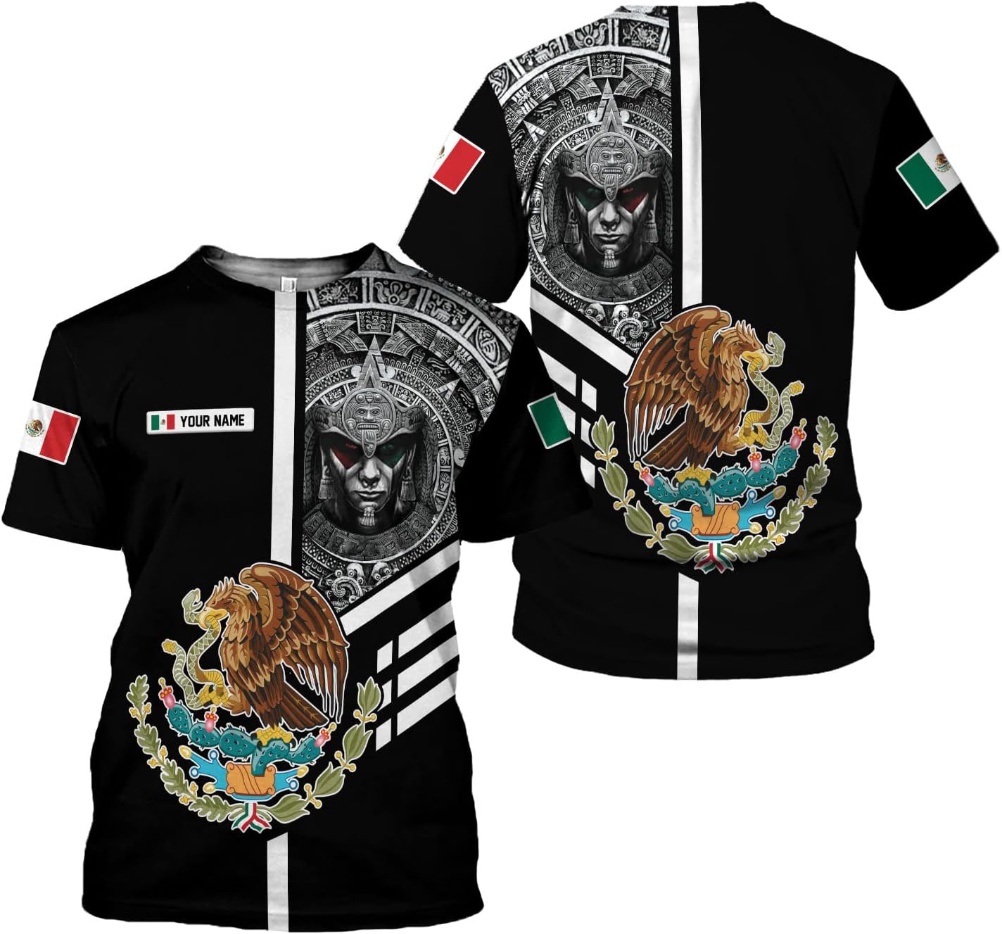 Paniprints Personalized Name Mexican Shirts for Men, Customized Mexico Shirts for Men, Mexico Shirts for Women Mexico Shirt
