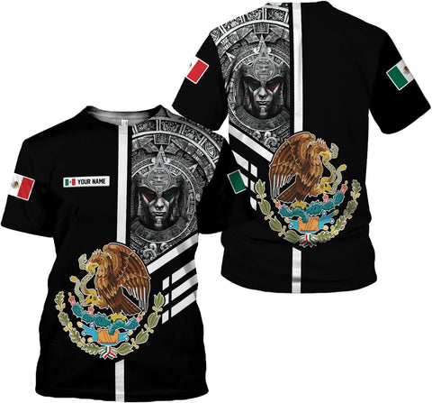 Personalized Name Mexican Hoodie 3D, Customized Mexican Hoodies for Men, Unisex Mexico Hoodie, Mexico Hoodies for Men