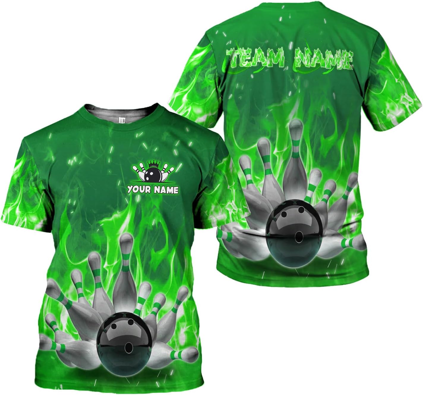 Custom Bowling Shirts, Personalized Name Bowling Shirts Unisex, Bowling Jerseys for Men & Women, Team Bowling Shirt Gift