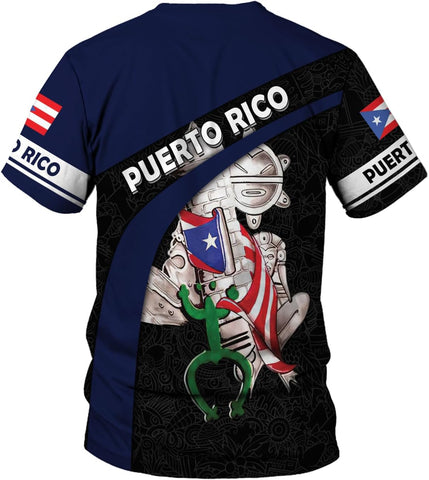 Personalized Puerto Rico Shirt, Puerto Rican T-Shirts for Women Men, Puerto Rico Flag Shirt, Pride T-Shirt for Puerto Rican