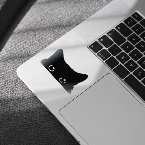 (3Pcs) Peeking Sneaky Cat Sticker, Cute Black Cat Sticker, Black Cat Car Decal, Cat Vinyl Sticker, Black Cat Meme Bumper Sticker - Stickers for Laptop Water Bottle Phone Car Window Helmet 3 Inches