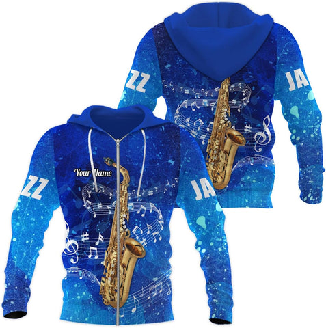 Mostprints Personalized Name Saxaphone Shirt 3D, Saxophone Shirt Gift, Saxophone Gifts Shirt for Men and Women S-5XL