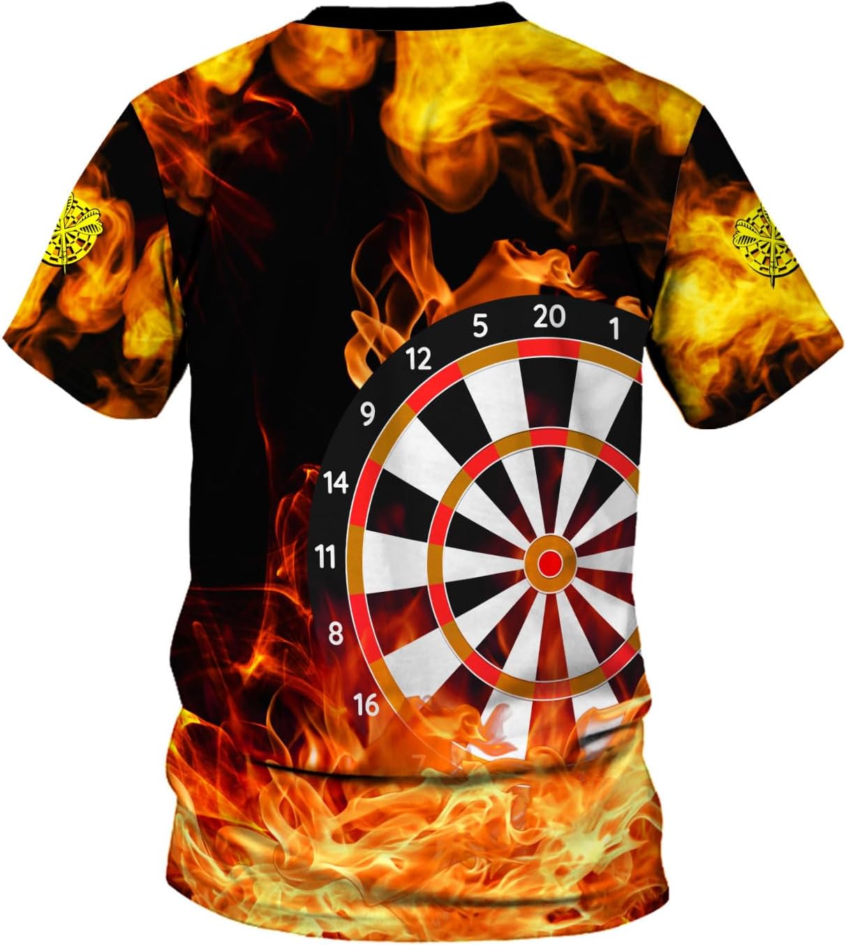 Ligthuy Personalized Name Dart Shirts 3D, Mens Dart Shirts, Dart Shirts for Teams, Funny Dart T-Shirts for Men and Women