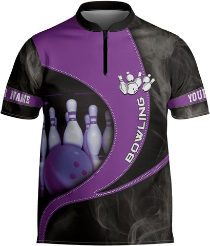 mostprints Personalized Bowling Jersey Gift 3D Custom Bowling Shirts for Team Name Bowl Bowler Shirt Unisex Cool Men Women