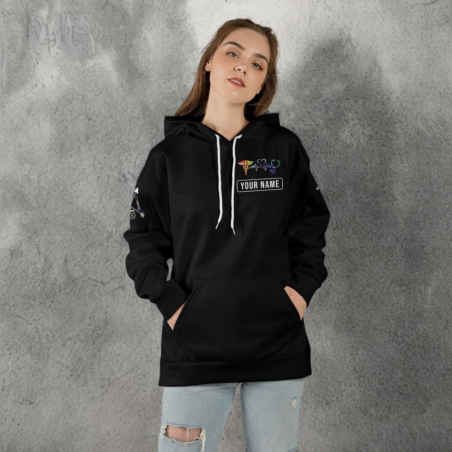 Custom Er Nurse Shirts for Women Future Nurse Shirt 3D Nursing Shirts for Nurses Emergency Nurse Shirt CNA Shirts CNA Shirt