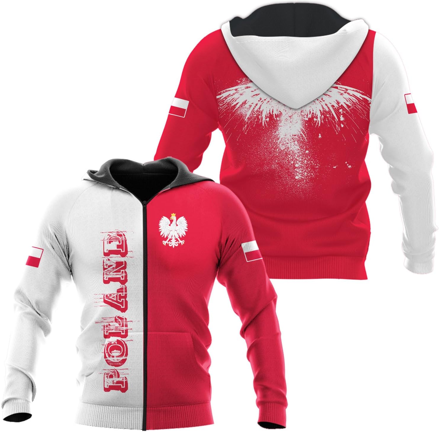 Parvii Personalized Poland Shirt Women & Men, Polska Tshirt Women Poland Shirt 3D, Poland Pride Shirts, Polish Eagle Polska