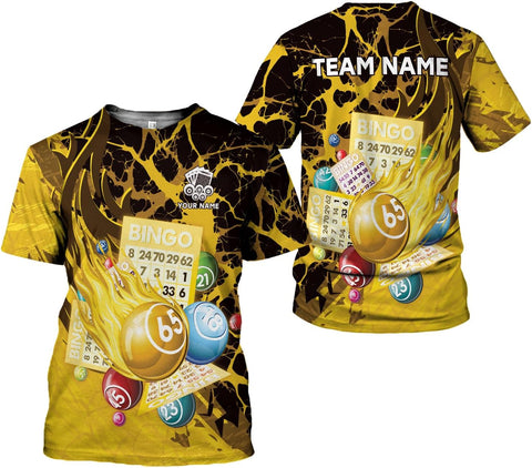 Custom Bingo Shirts for Women Bingo Lover Casino Players T-Shirt Funny Bingo Shirts Gifts Funny Bingo Player Game Lover Gift