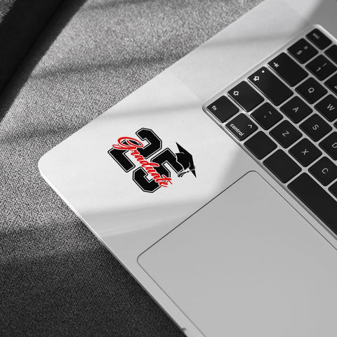 3Pcs Class of 2025 Stickers, Graduate Sticker 2025 Decorations, Graduation 2025 Senior- Stickers for Laptop Water Bottle Phone Case Car Window Helmet Vinyl Stickers 3"x3"