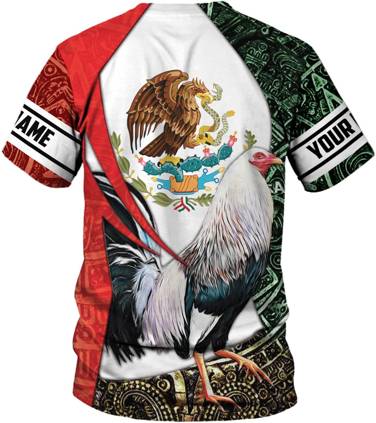 Personalized Name Mexican Shirts for Men, Customized Rooster Mexico Shirts for Men, Mexico Shirts for women, Mexico Shirt Eagle Flag Mexican Eagle Unisex Shirt, Mexico Soccer shirt men TS13