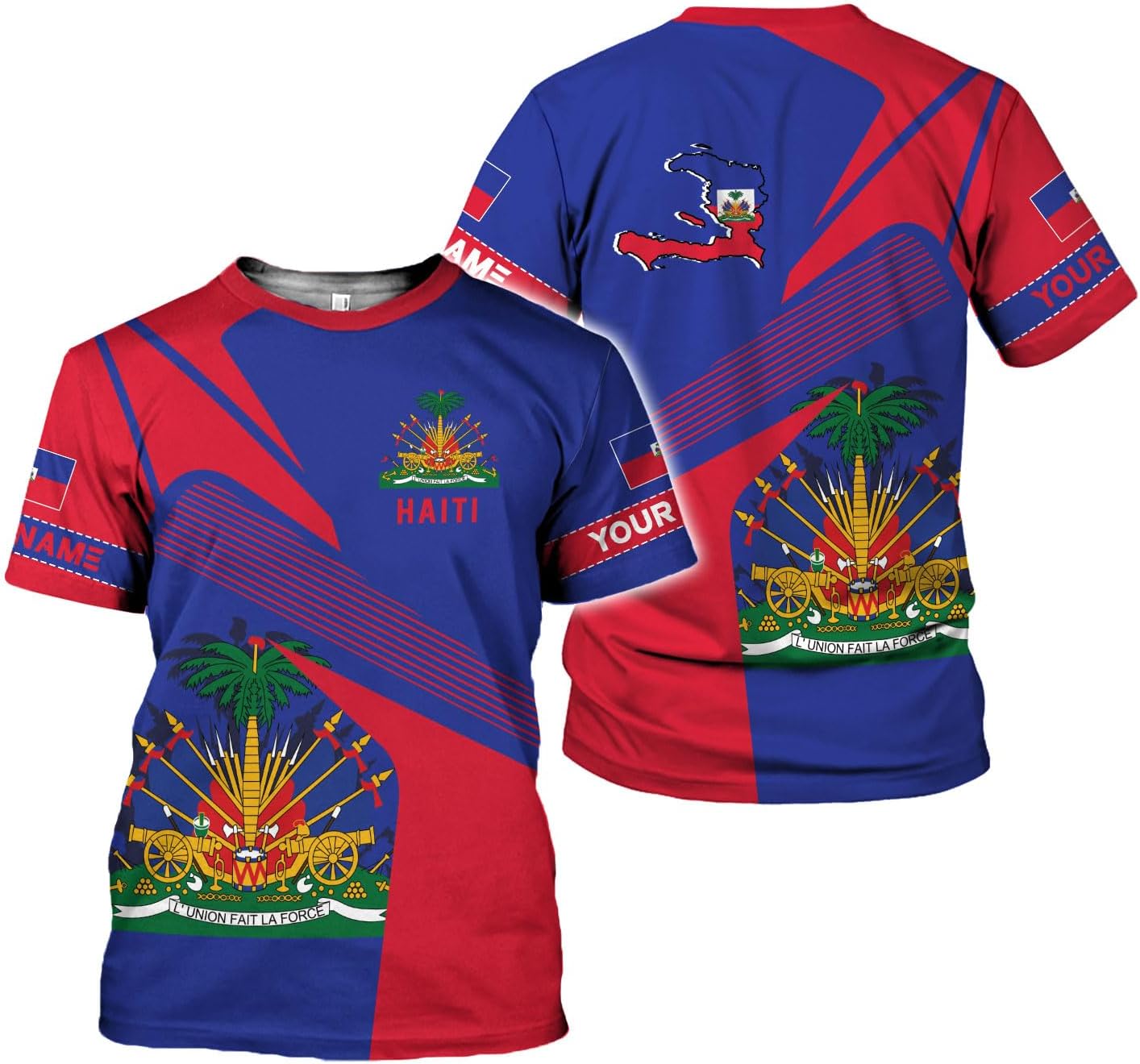 Ligthuy Personalized Haiti Shirt 3D, Haitians Flag Pride Shirt, Haiti Shirts for Men & Women, Haitian Pride Tshirt S-5XL