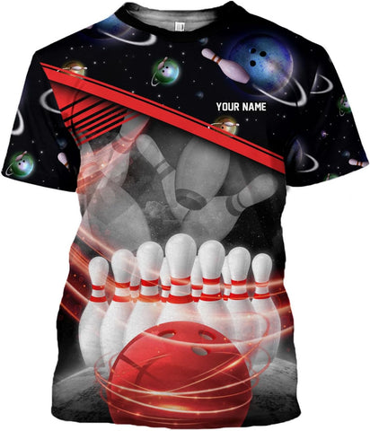 mostprints Personalized Name Bowling Shirts for Men & Women, Bowling Shirts for Team Bowling, Bowling Shirts Gift Unisex