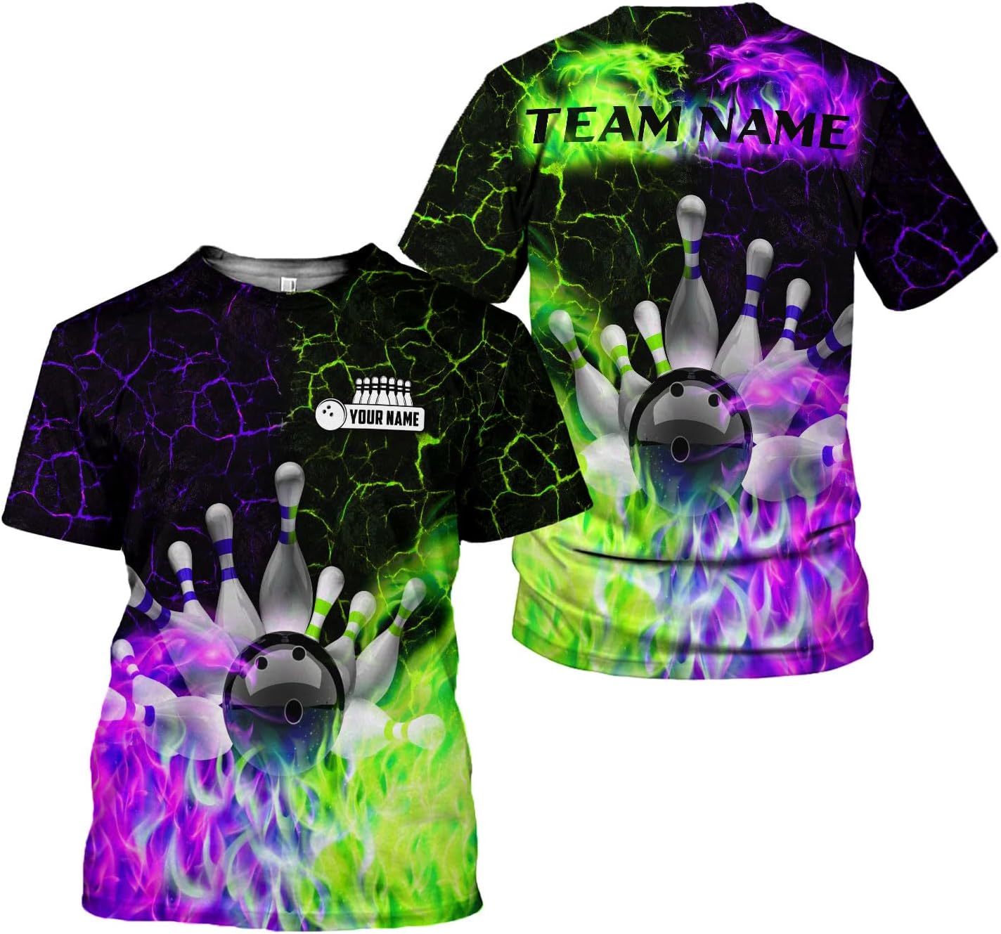 Custom Bowling Shirts, Personalized Name Bowling Shirts Unisex, Bowling Jerseys for Men & Women, Team Bowling Shirt Gift