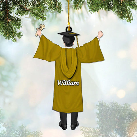 Personalized Graduation Ornaments Class of 2024 Graduation Gown Ornament Gifts Graduation Ornaments Class of 2025 College Graduation Ornaments Class of 2024 Graduate Ornament Tree Hanging Decor (G2)
