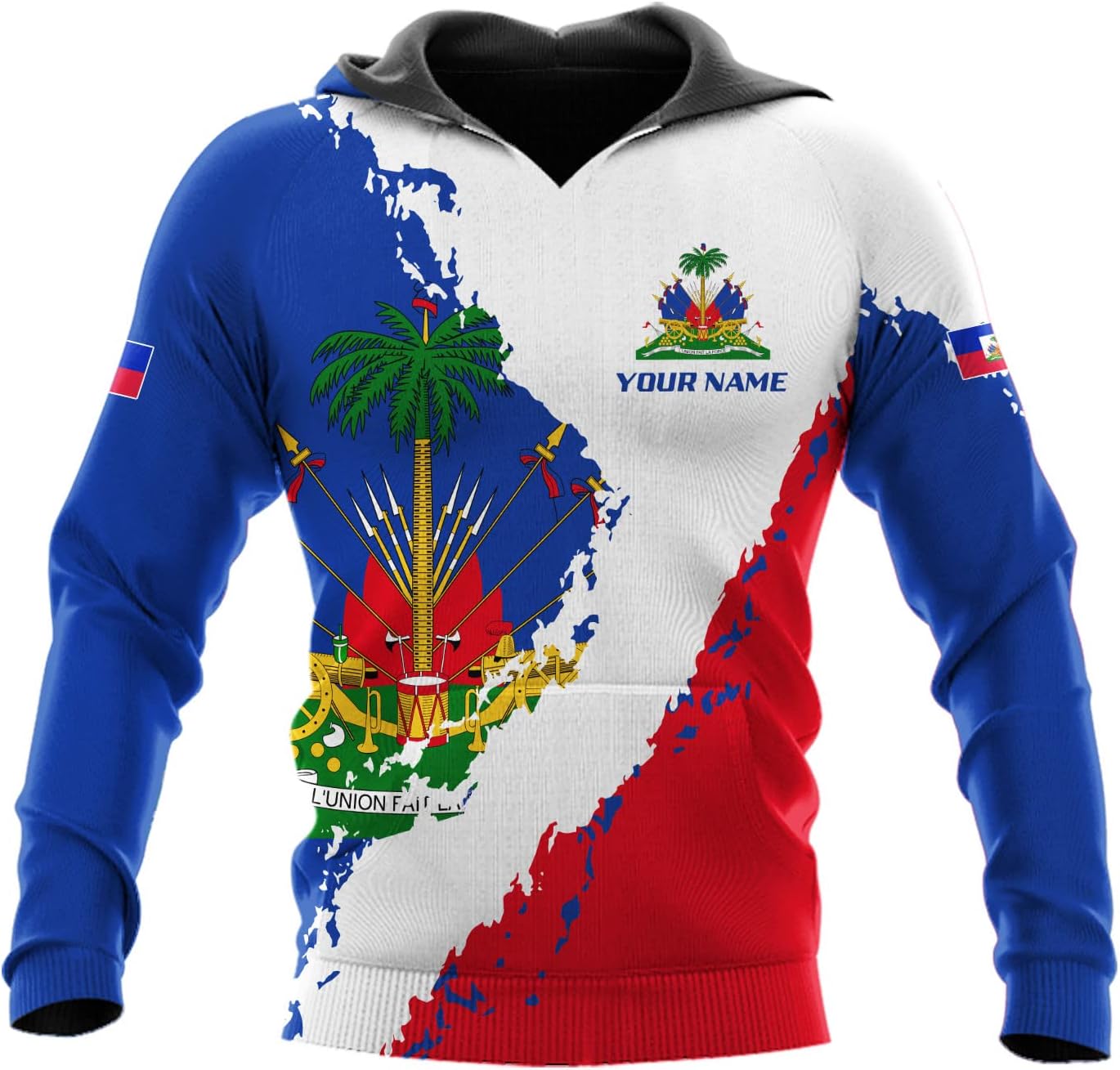 AOVL Personalized Haiti Shirt Haitians Flag Pride Shirt Haiti Shirts for Men & Women Haitian Pride Tshirt Haitian Flag Shirt