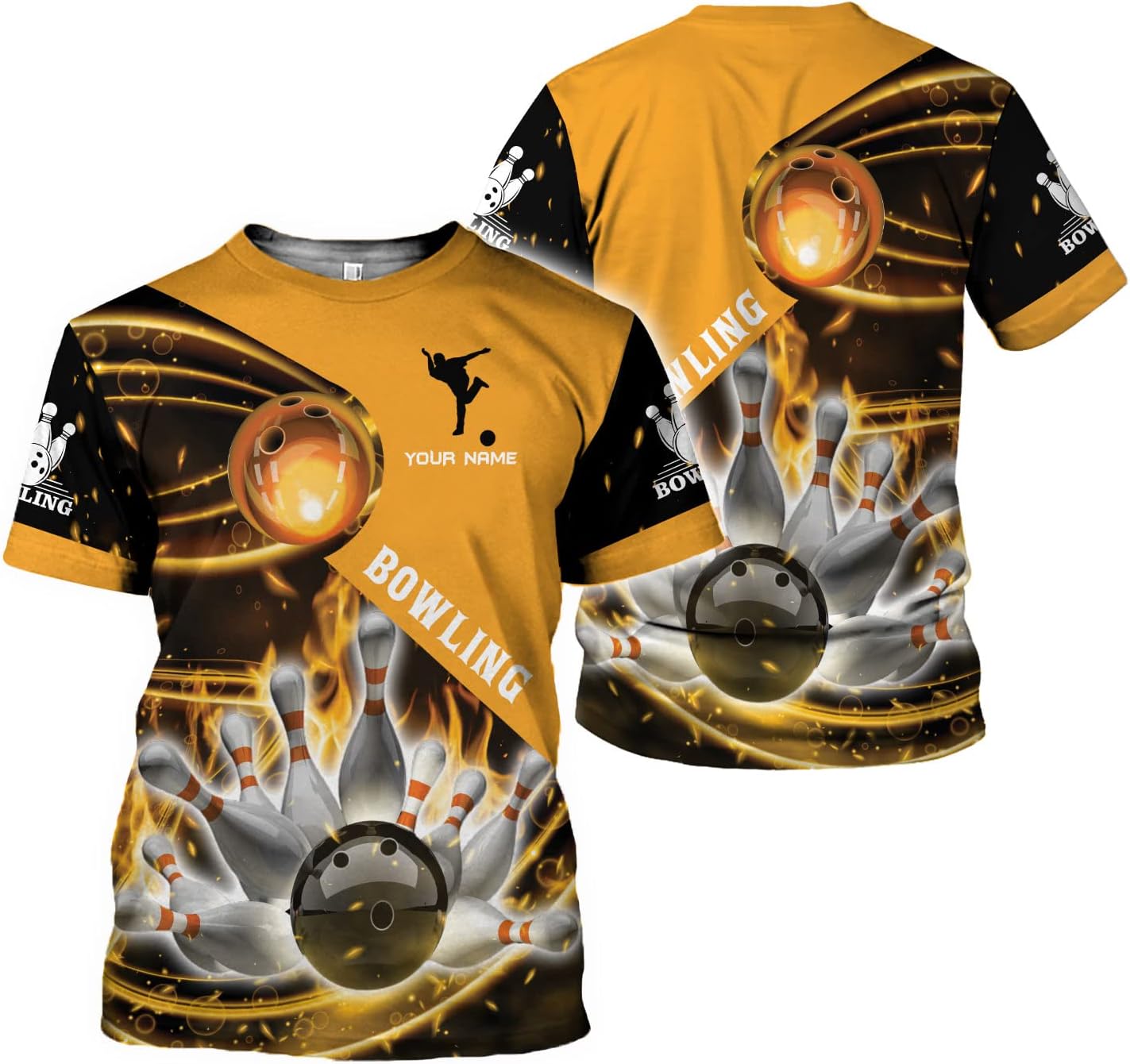 Custom Bowling Shirts, Personalized Name Bowling Shirts Unisex, Bowling Jerseys for Men & Women, Team Bowling Shirt Gift